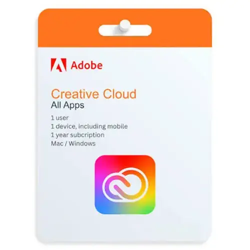 Adobe Creative Cloud All Apps 1 Year Subscription