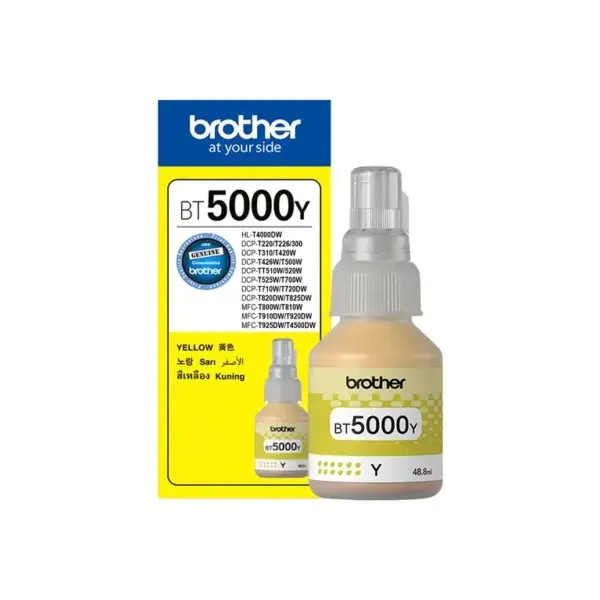 Brother BT5000 Yellow Ink Bottle
