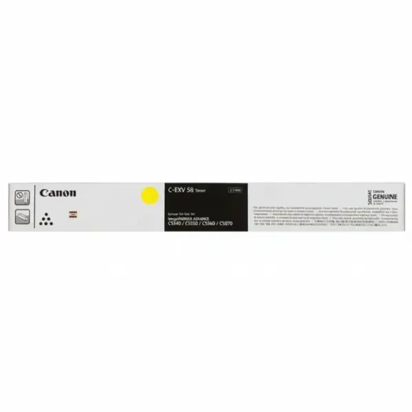 Canon CEXV 58L Yellow Toner Cartridge