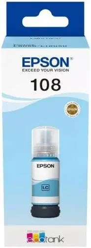 Epson 108 EcoTank Light Cyan Ink Bottle