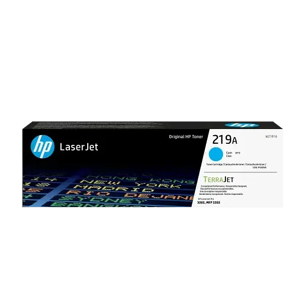 HP 219A Cyan LaserJet Toner Cartridge (W2191A)