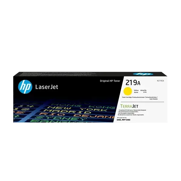 HP 219A Yellow LaserJet Toner Cartridge (W2192A)