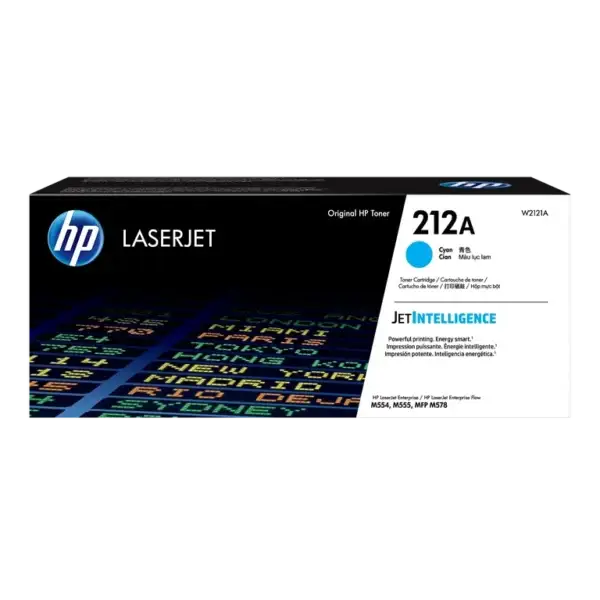 HP 212A LaserJet Cyan Toner Cartridge (W2121A)