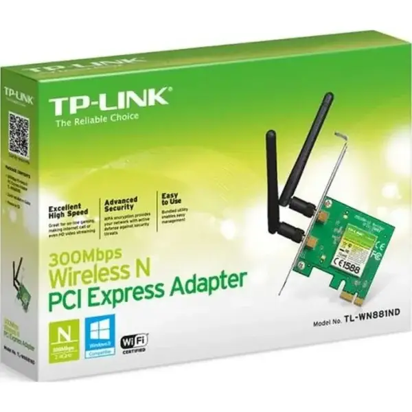 TP-Link TL-WN881ND 300 MPBS Wireless N PCI Express Adapter