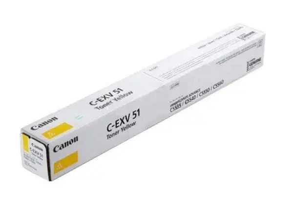Canon CEXV 51 Yellow Toner Cartridge