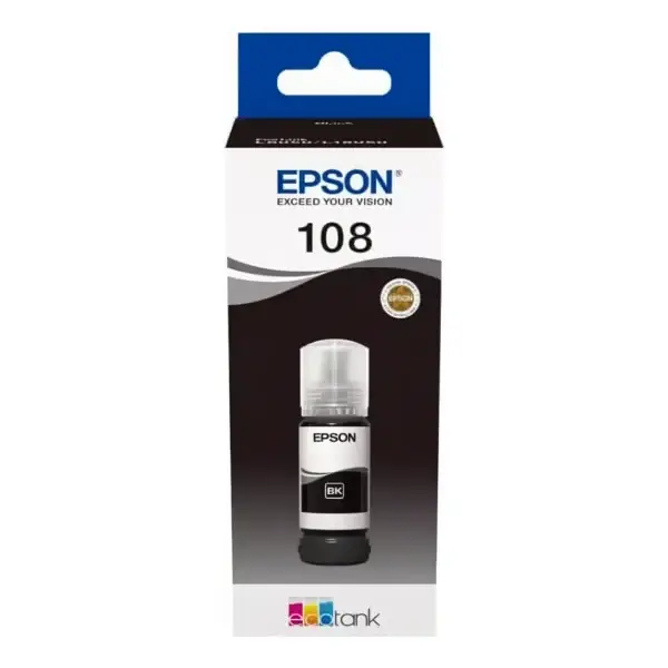 Epson Original 108 EcoTank Black Ink Bottle
