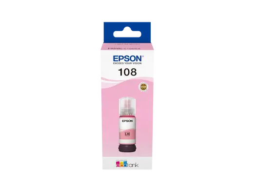 Epson 108 EcoTank Light Magenta Ink Bottle