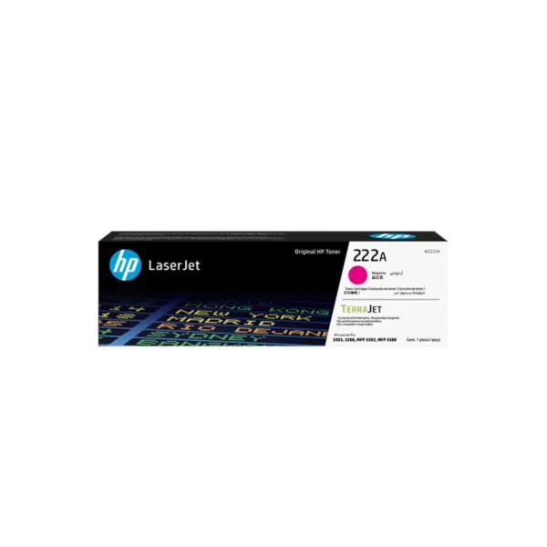 HP 222A Magenta Toner Cartridge  W2223A