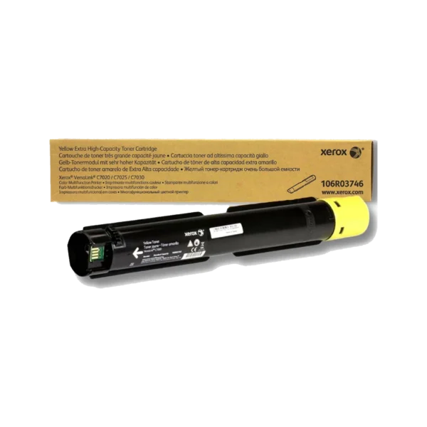 Xerox 106R03746 yellow extra high capacity toner cartridge for VersaLink C7020, C7025 and C7030