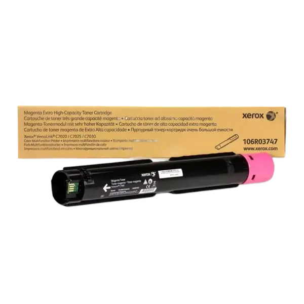 Xerox 106R03747 magenta extra high capacity toner cartridge for VersaLink C7020, C7025 and C7030
